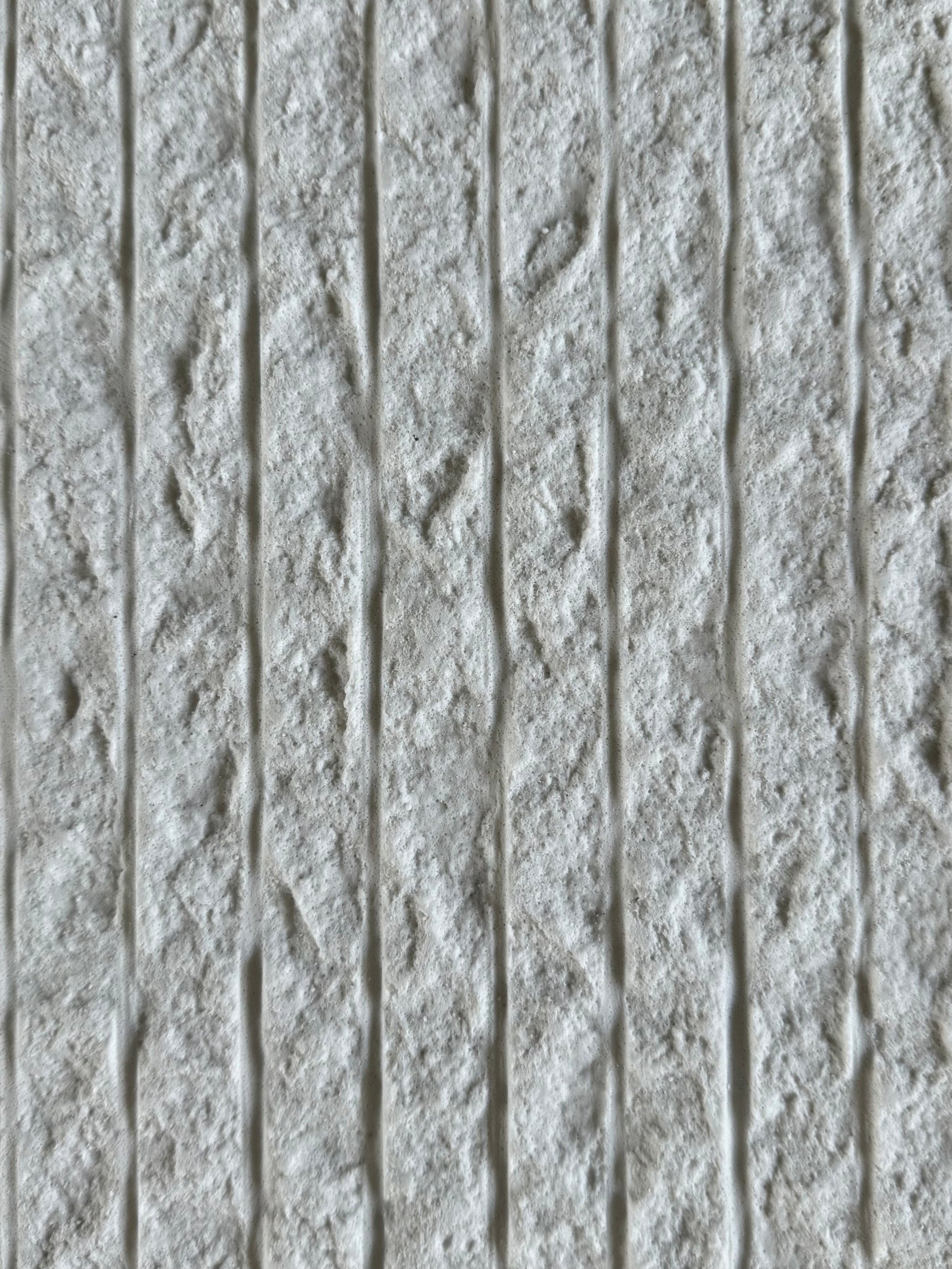 Linear white granite